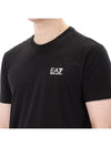 Armani EA7 Emporio Logo Identity Short Sleeve T Shirt 8NPT51 1200 - EMPORIO ARMANI - BALAAN 4