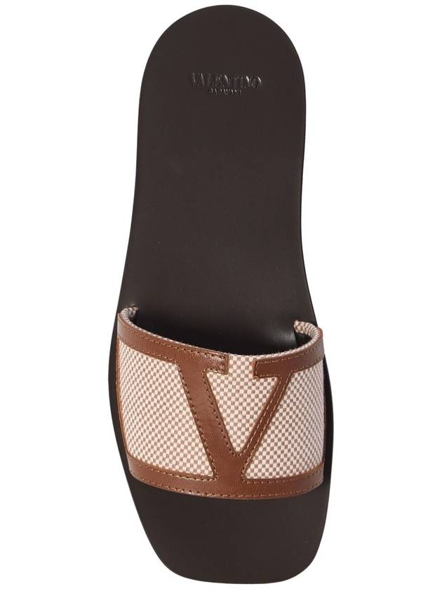 Valentino Garavani Sandals Brown - VALENTINO - BALAAN 4