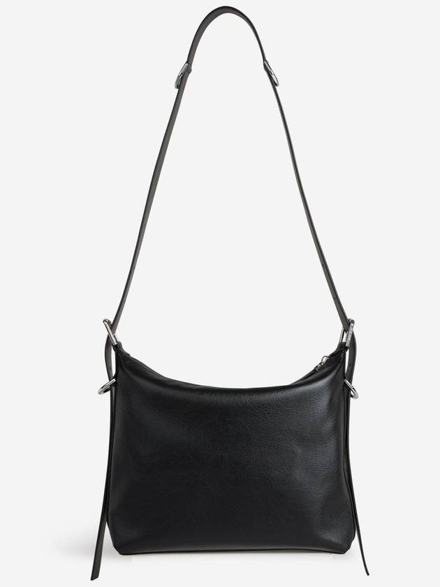 Voyou Leather Shoulder Bag Black - GIVENCHY - BALAAN 4