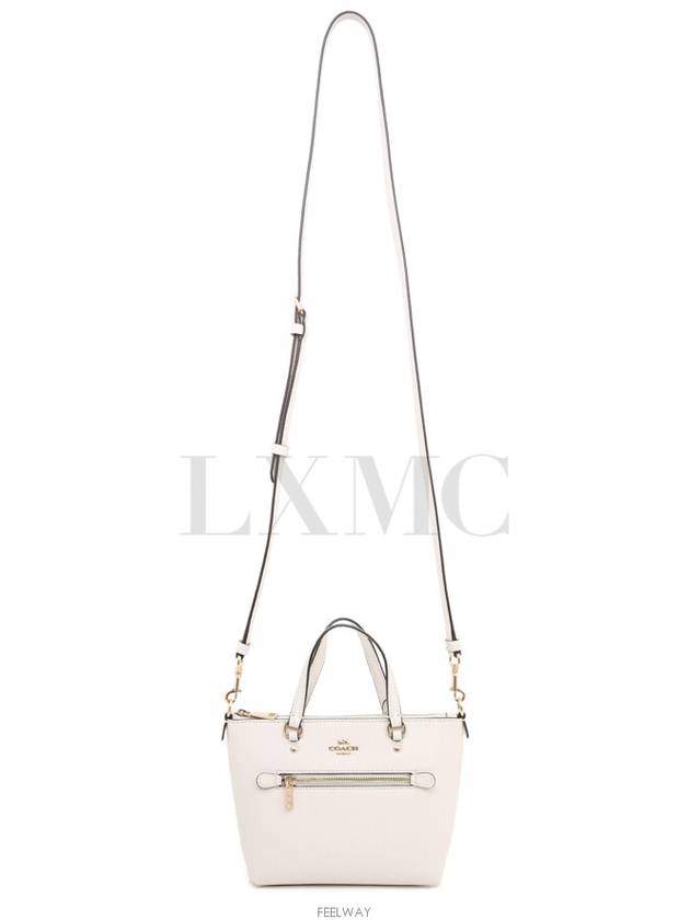 City Mini Tote Bag White Gold Cross C9948 - COACH - BALAAN 5