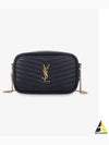 Lou Small Leather Cross Bag Black - SAINT LAURENT - BALAAN 2