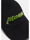 Embroidered Logo Ball Cap Black - MARNI - BALAAN 2