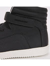 logo leather high top sneakers black - PIERRE HARDY - BALAAN 9