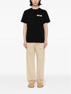 Le Gros Grain Logo Short Sleeve T-Shirt Black - JACQUEMUS - BALAAN 5