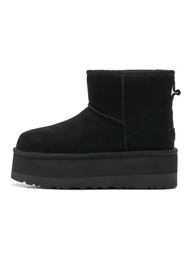 Classic Mini Platform Suede Winter Boots Black - UGG - BALAAN 2