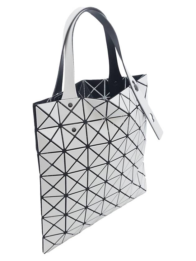 Lucent Matte Geometric Panel Tote Bag White - ISSEY MIYAKE - BALAAN 4