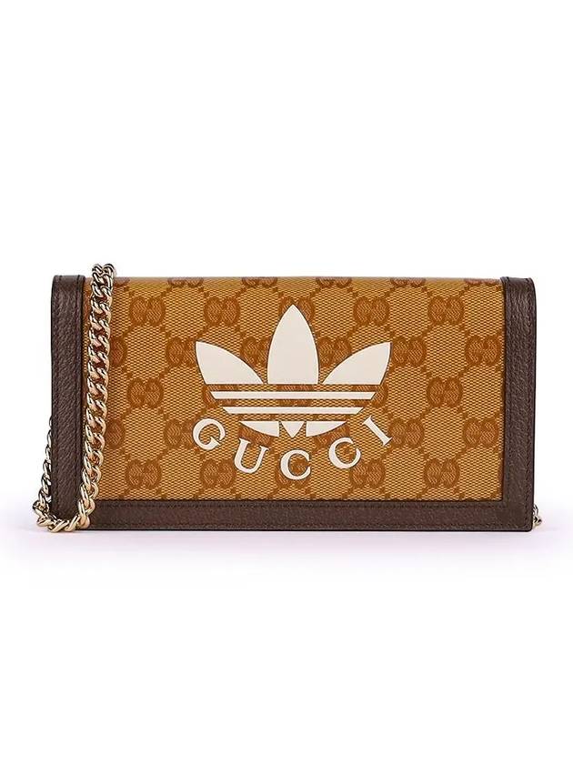 Adidas chain wallet mini bag brown - GUCCI - BALAAN 2