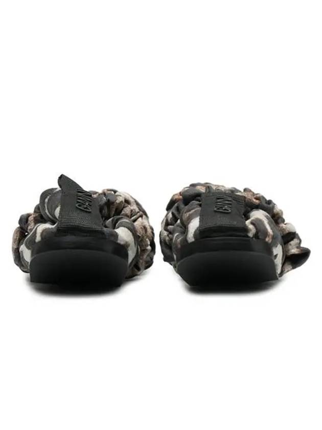 Women's Leopard Scrunchie Flats - GANNI - 4