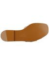 Gancini Leather Slippers Beige - SALVATORE FERRAGAMO - BALAAN 10