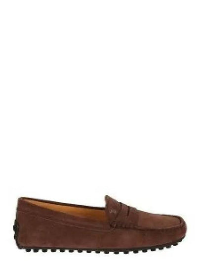 Gommino Suede Driving Shoes Brown - TOD'S - BALAAN 2