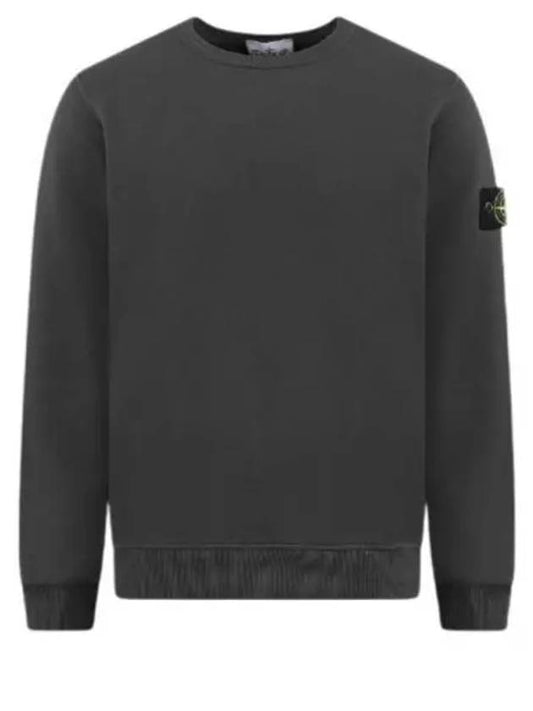 Compass Patch Cotton Sweatshirt Lead Grey - STONE ISLAND - BALAAN 2