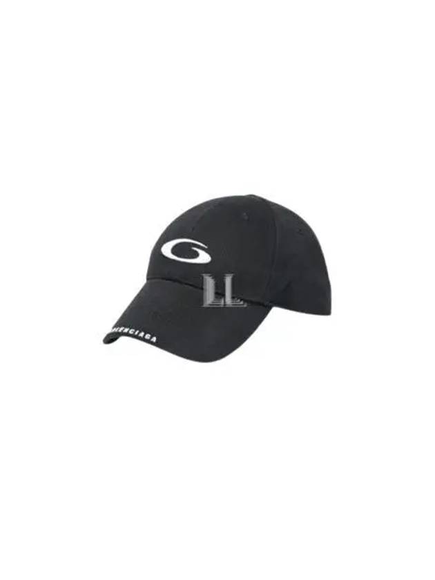 Embroidered Icon Logo Ball Cap Black - BALENCIAGA - BALAAN 2