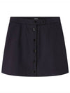 Cara A-Line Skirt Navy - A.P.C. - BALAAN 2