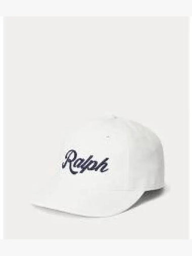 Applique Twill Ball Cap White 1236398 - POLO RALPH LAUREN - BALAAN 1