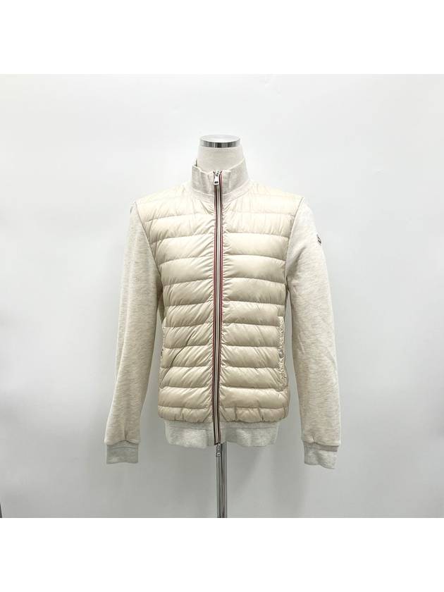 Knit padded zip up jacket - MONCLER - BALAAN 2