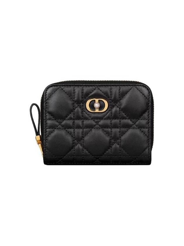 Jolie Scarlet Half Wallet Black - DIOR - BALAAN 1