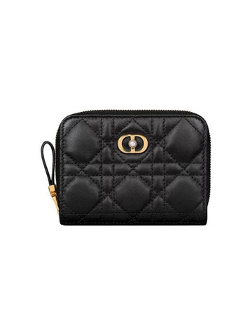 Jolie Scarlet Half Wallet Black - DIOR - BALAAN 1