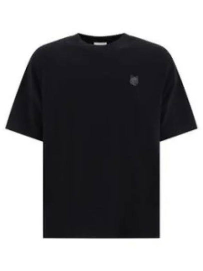 Bold Fox Head Patch Oversized Short Sleeve T-Shirt Black - MAISON KITSUNE - BALAAN 2