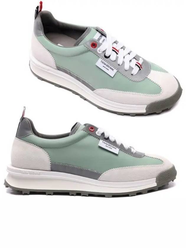 Tech Runner Low Top Sneakers Green - THOM BROWNE - BALAAN 2