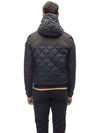 Men's Elroy Quilted Hooded Jacket Black - NOBIS - BALAAN 4