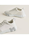 Bouncing Sneakers Mesh Suede Goatskin Blanc Blanc - HERMES - BALAAN 6