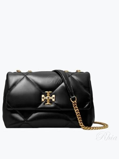 Kira Diamond Quilted Shoulder Bag Black - TORY BURCH - BALAAN 2