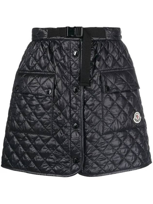 2D00005 595ZZ 999 Black Women Skirt - MONCLER - BALAAN 2