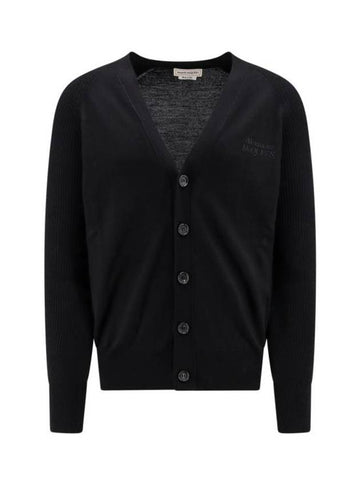 24FW Sweater 795765Q1A92 1013 Black - ALEXANDER MCQUEEN - BALAAN 1