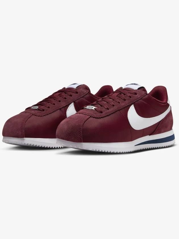 Women's Cortez TXT Low Top Sneakers Red - NIKE - BALAAN 5