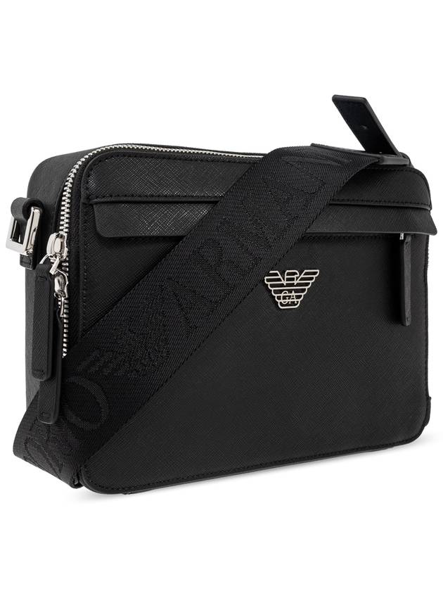 Emporio Armani Shoulder Bag With Logo, Men's, Black - EMPORIO ARMANI - BALAAN 4