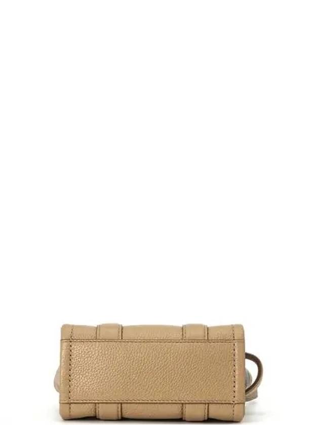 Mini Micro Leather Tote Bag Camel - MARC JACOBS - BALAAN 5