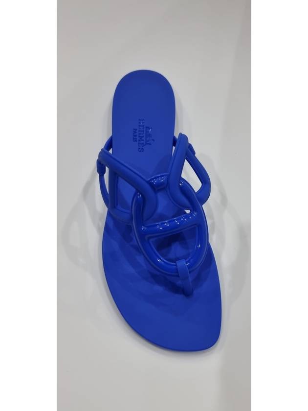 Egerie Flip Flops Blue Outremer - HERMES - BALAAN 4