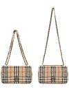 Boucle Lola Vintage Check Small Cross Bag Beige - BURBERRY - BALAAN 8