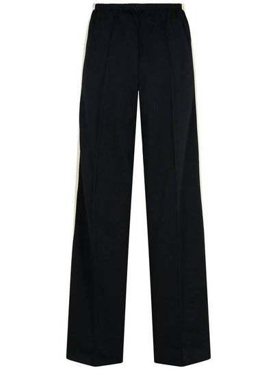 Palm Angels 'Jogger' Black Polyester Pants - PALM ANGELS - BALAAN 2