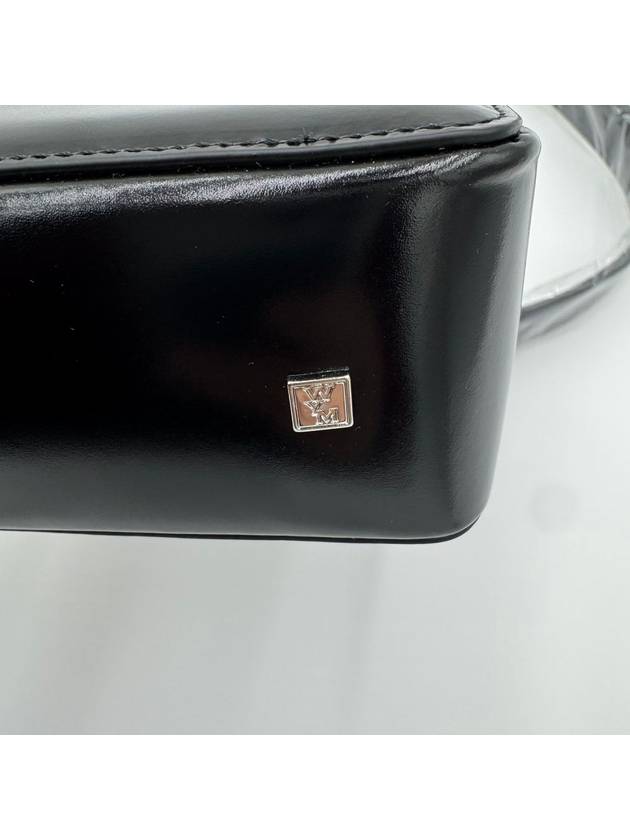 Square Leather Mini Cross Bag Black - WOOYOUNGMI - BALAAN 5