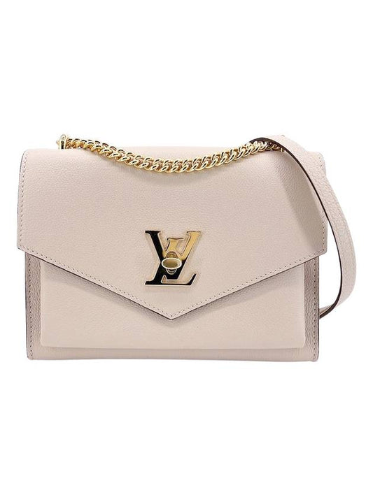 Mylockme Chain Shoulder Bag Beige - LOUIS VUITTON - BALAAN 1