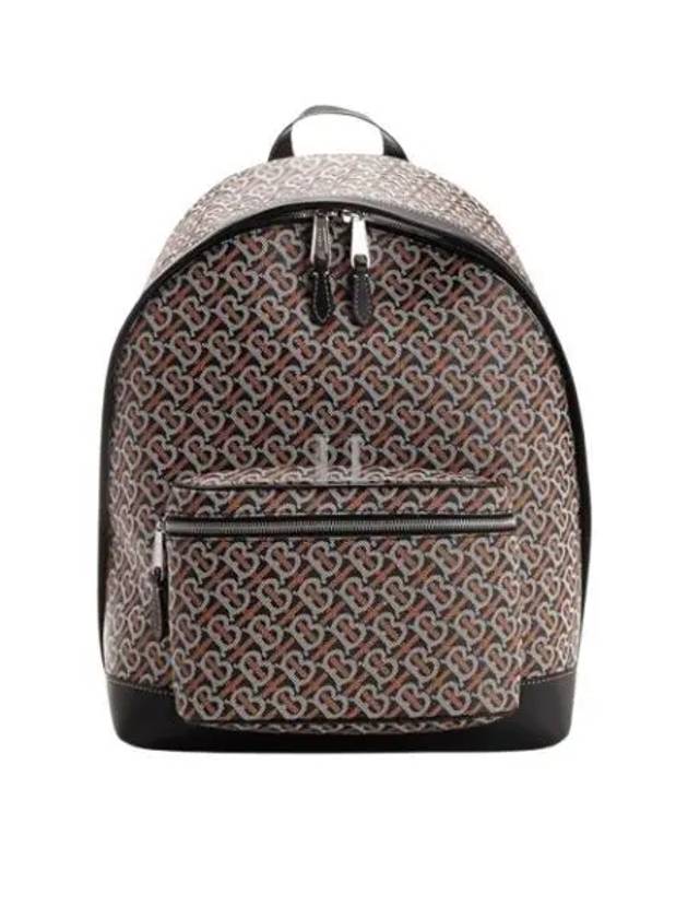 TB Monogram Canvas Backpack Brown - BURBERRY - BALAAN 2