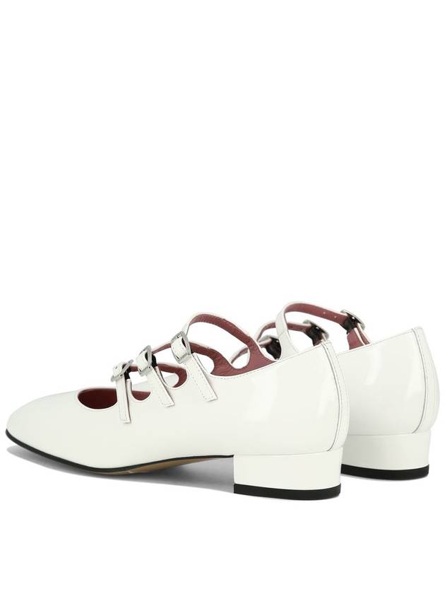 Carel Paris White Leather Pumps - CAREL - BALAAN 4