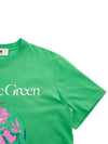 Fantastic Green Logo Short Sleeve T-Shirt Green - MSGM - BALAAN 5