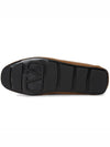 Men's V Logo Signature Leather Loafers Brown - VALENTINO - BALAAN 6