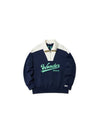 Wonder half zip-up sweatshirt navy - YCW - BALAAN 2