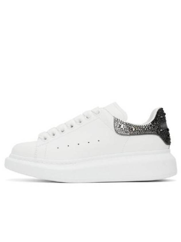 Larry Crystal Tab Oversole Low Top Sneakers White - ALEXANDER MCQUEEN - BALAAN 2