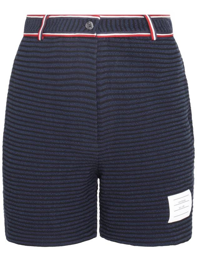 Waste RWB Trim High Shorts Navy - THOM BROWNE - BALAAN 2