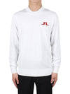 Gus Logo Regular Fit Knit Top White - J.LINDEBERG - BALAAN 2