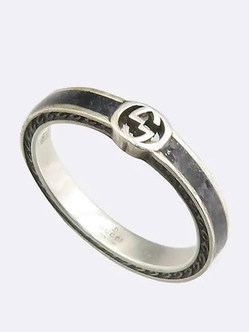 701620 GAOK House Korea 925 Silver Interlocking G Ring No 21 - GUCCI - BALAAN 1