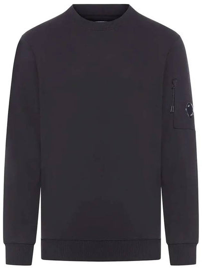 Diagonal Raised Fleece Lens Sweatshirt Black - CP COMPANY - BALAAN 2