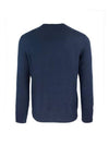 Logo Crew Knit Top Navy - A.P.C. - BALAAN 3