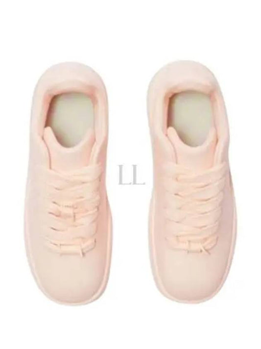 Box Leather Low-Top Sneakers Pink - BURBERRY - BALAAN 2