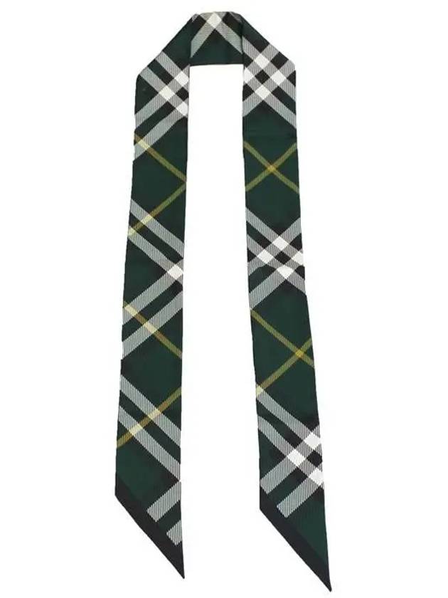 Vintage Check Pointed Tip Scarf Green - BURBERRY - BALAAN 2