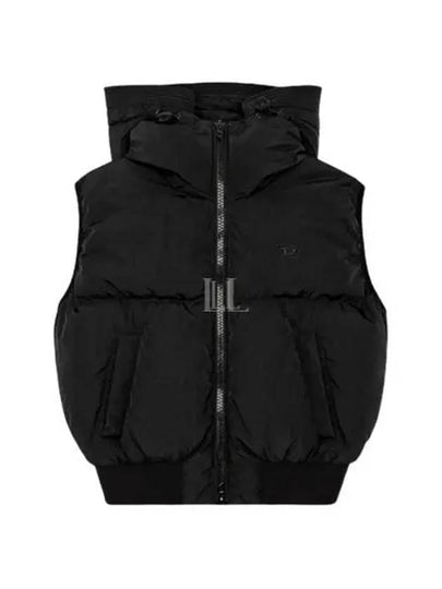 W Peyt SSL New P1 Padded Vest Black - DIESEL - BALAAN 2